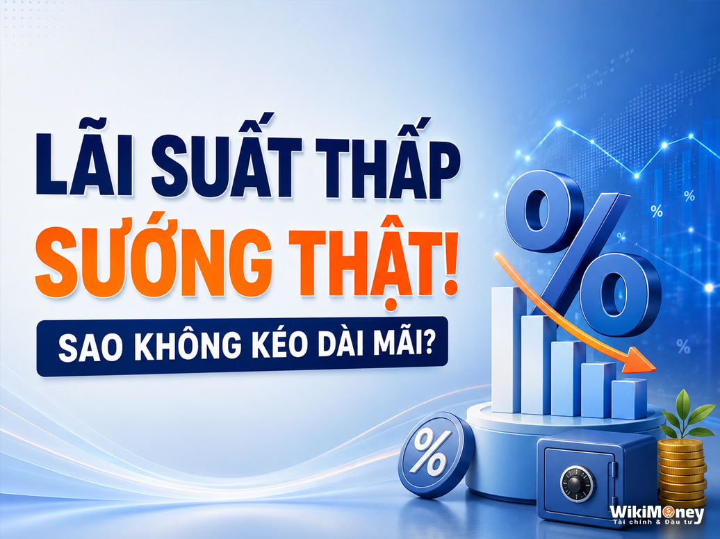 Lãi suất thấp sướng thật, sao không kéo dài mãi?
