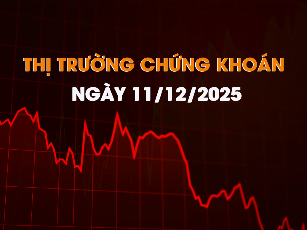 THỊ TRƯỜNG CHỨNG KHOÁN NGÀY 11/12/2025, GIẢM MẠNH, THANH KHOẢN YẾU.