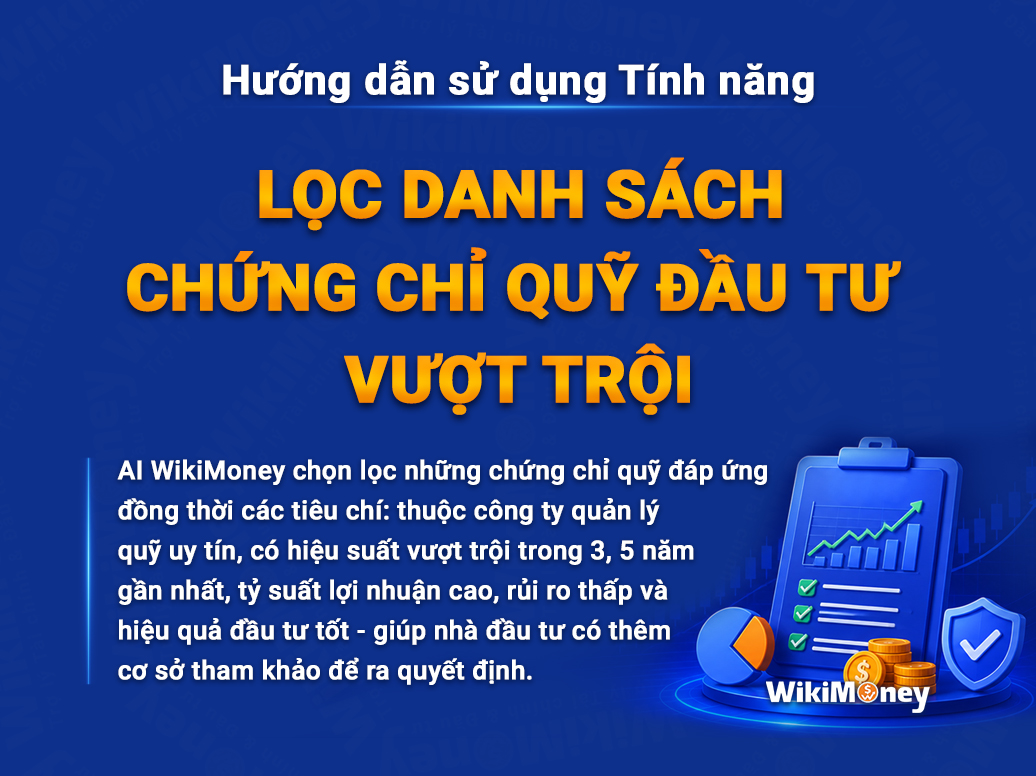 HƯỚNG DẪN SỬ DỤNG TÍNH NĂNG LỌC DANH SÁCH CHỨNG CHỈ QUỸ ĐẦU TƯ VƯỢT TRỘI