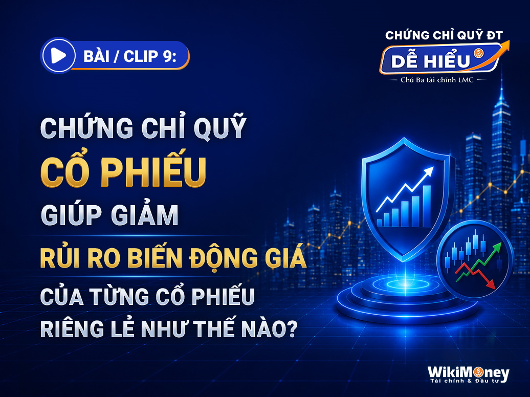 CHỨNG CHỈ QUỸ CỔ PHIẾU GIÚP GIẢM RỦI RO BIẾN ĐỘNG GIÁ CỦA TỪNG CỔ PHIẾU RIÊNG LẺ NHƯ THẾ NÀO?