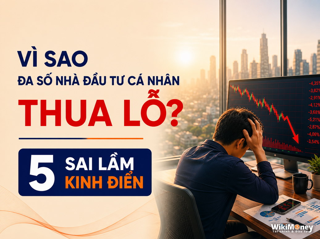 Vì sao đa số nhà đầu tư cá nhân thua lỗ? 5 sai lầm kinh điển