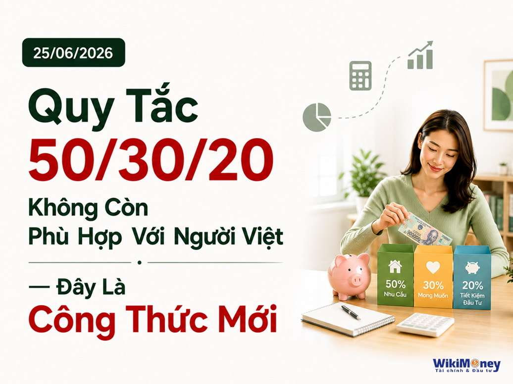 Quy Tắc 50/30/20 Không Còn Phù Hợp Với Người Việt — Đây Là Công Thức Mới