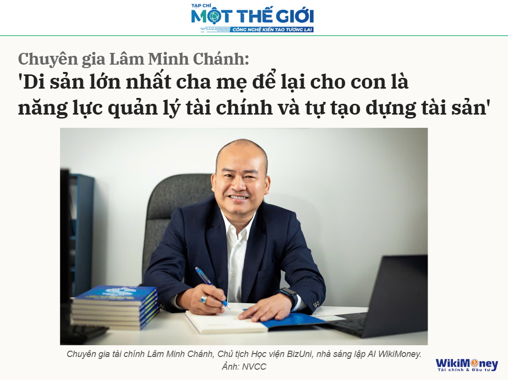 Di sản lớn nhất cha mẹ để lại cho con là năng lực quản lý tài chính và tự tạo dựng tài sản