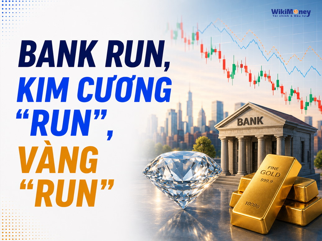 BANK "RUN", KIM CƯƠNG "RUN", VÀNG "RUN"