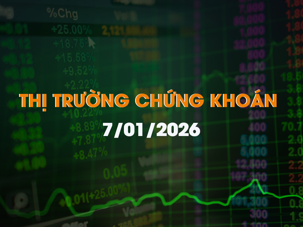 CHỨNG KHOÁN 07/01/2026: VN-INDEX BAY CAO, DÒNG TIỀN BÙNG NỔ KỶ LỤC