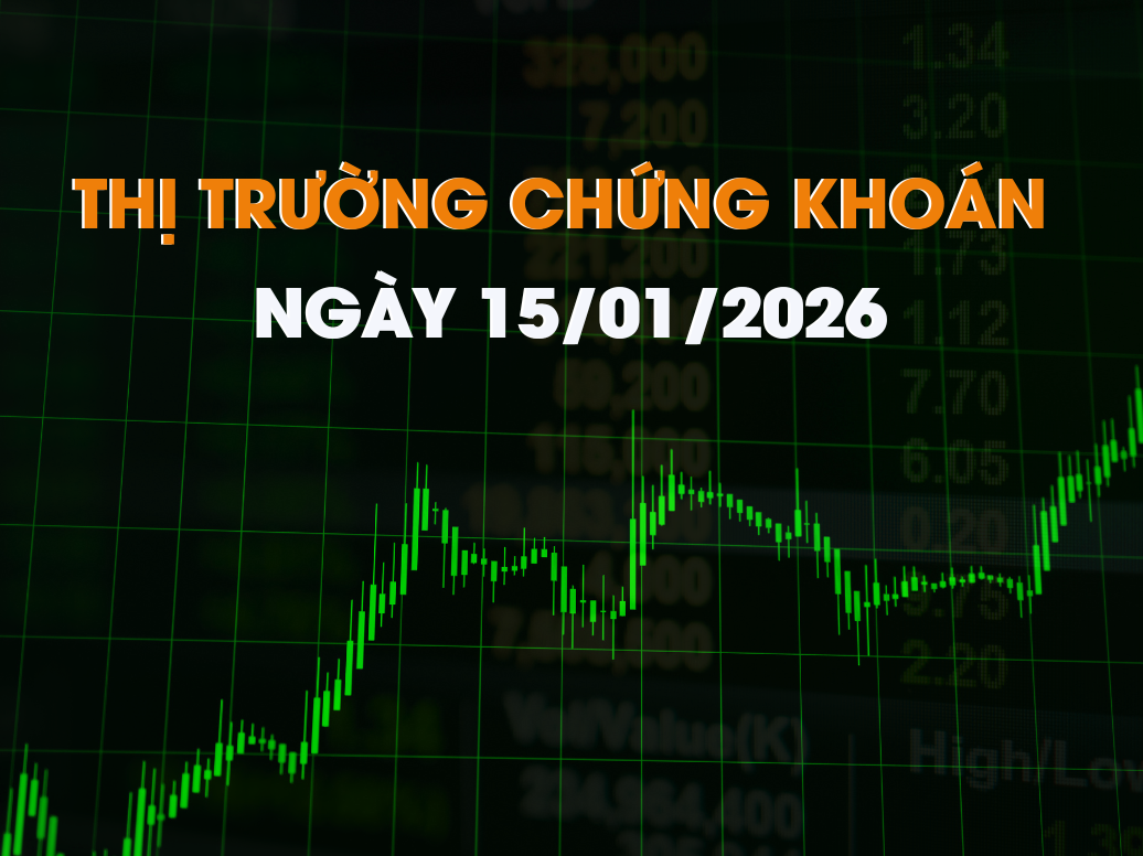 Chứng khoán ngày 15/01/2026: VN-Index trụ vững mốc 1.850, chờ đợi nhịp hồi