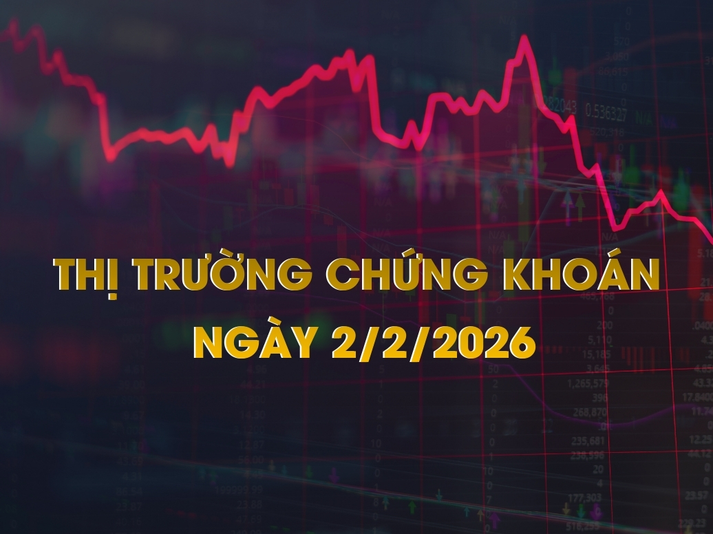Chứng khoán ngày 02/02/2026: VN-Index giữ vững mốc 1.800 điểm nhờ lực cầu bắt đáy