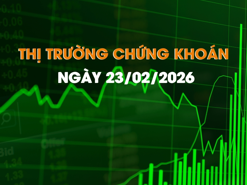 Chứng khoán ngày 23/02/2026: Khai xuân Bính Ngọ, sắc xanh rực rỡ