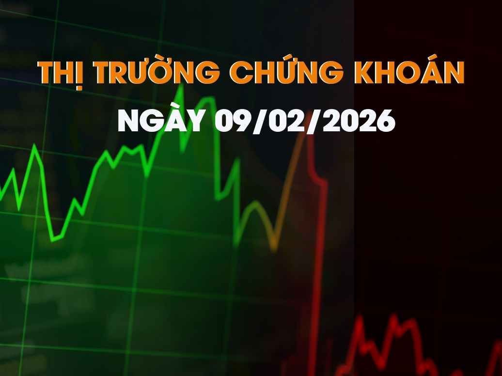 Chứng khoán ngày 09/02: Thị trường phân hóa, thanh khoản sụt giảm mạnh