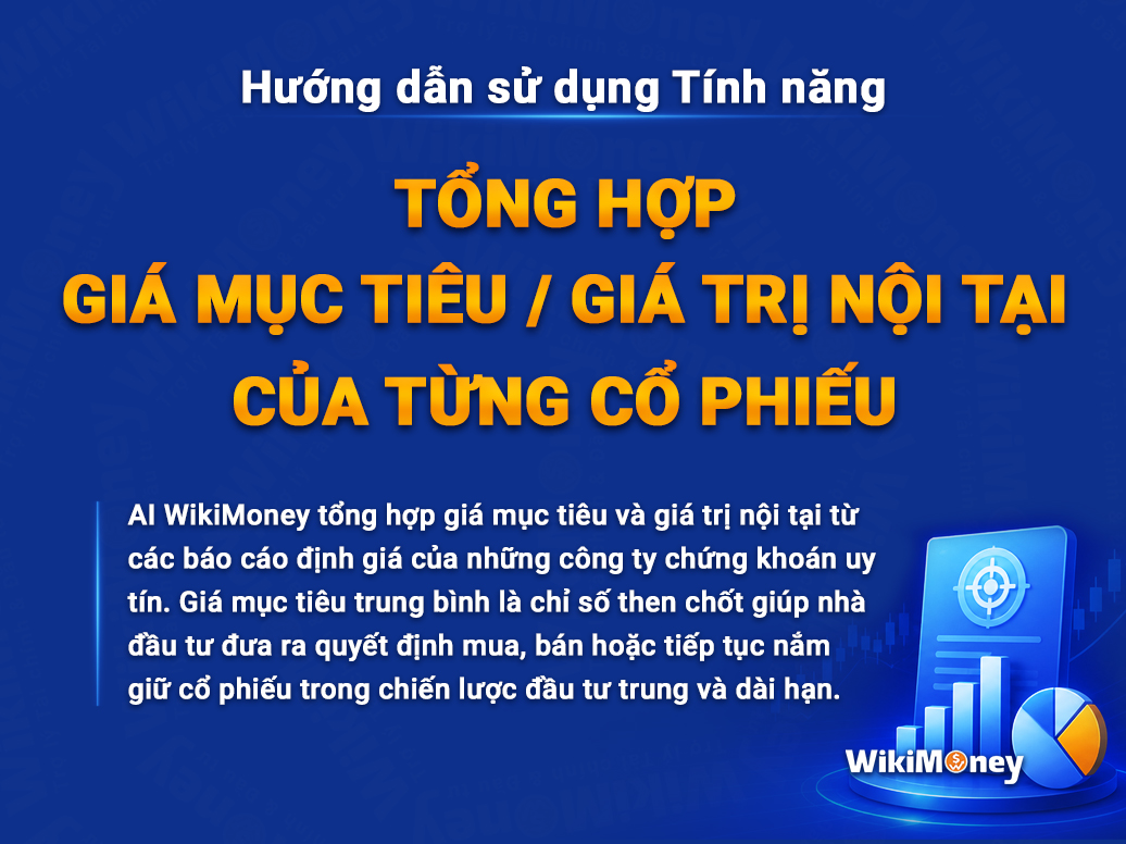 HƯỚNG DẪN SỬ DỤNG TÍNH NĂNG TỔNG HỢP GIÁ MỤC TIÊU & GIÁ TRỊ NỘI TẠI CỦA TỪNG CỔ PHIẾU
