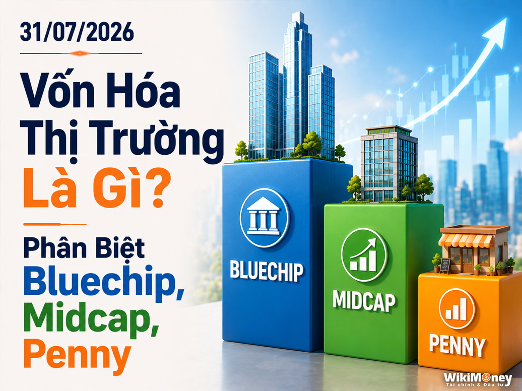 Vốn Hóa Thị Trường Là Gì? Phân Biệt Bluechip, Midcap, Penny