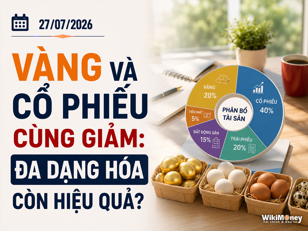 Vàng Và Cổ Phiếu Cùng Giảm: Đa Dạng Hóa Còn Hiệu Quả?