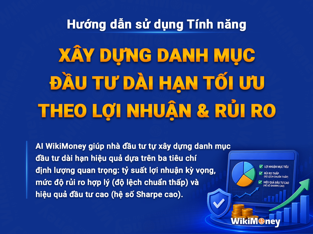 HƯỚNG DẪN SỬ DỤNG TÍNH NĂNG XÂY DỰNG DANH MỤC ĐẦU TƯ DÀI HẠN TỐI ƯU THEO LỢI NHUẬN VÀ RỦI RO