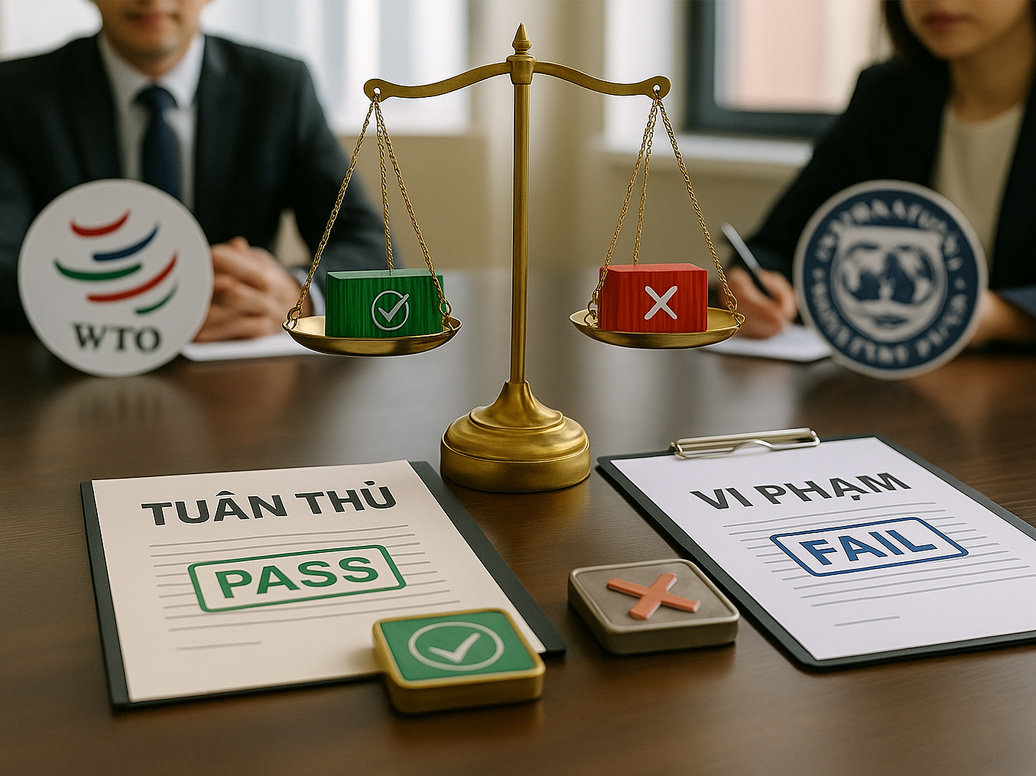Các tổ chức quốc tế như WTO, IMF có vai trò gì trong kiểm soát rào cản?