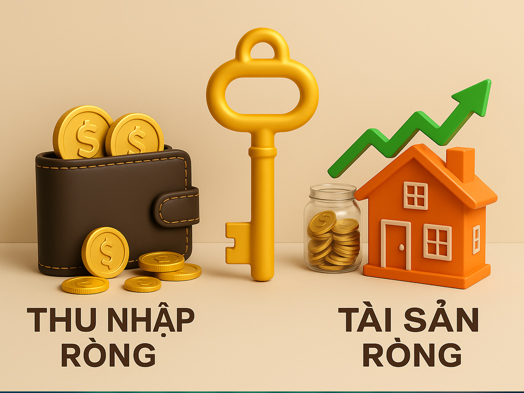 Thu nhập ròng và tài sản ròng: Hai chìa khóa để quản lý tài chính cá nhân hiệu quả.